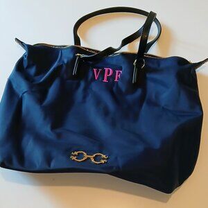 C Wonder Nylon Oversized Blue Handbag EUC